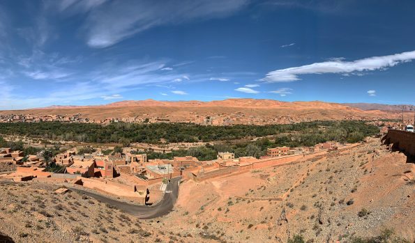 Ouarzazate landscape view